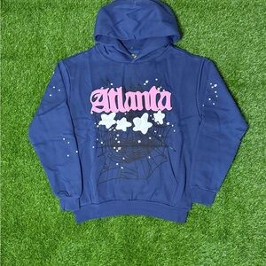 Blue Graphic Hoodie